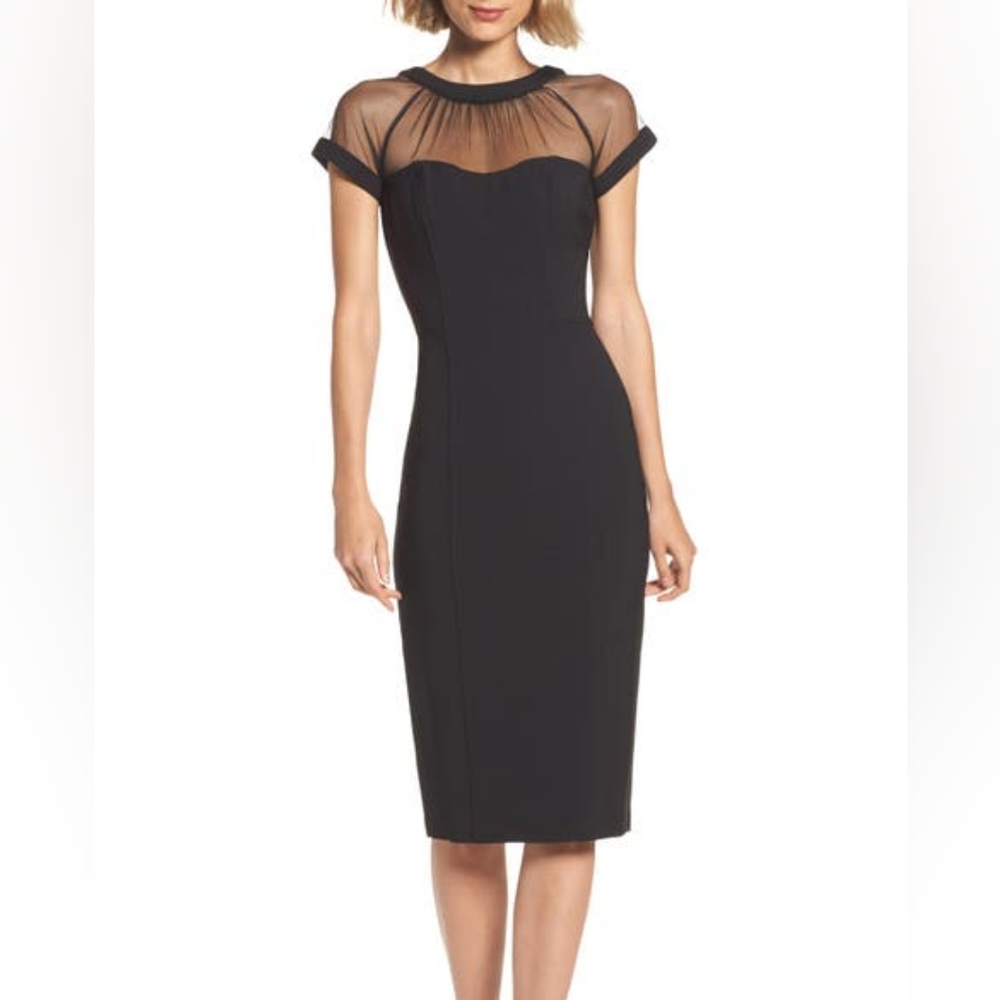 Elegant Black Sleeveless Dress